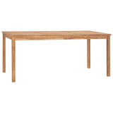 Set da pranzo da giardino 9 pz 180x90 cm in legno massello di teak