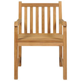 Set da pranzo da giardino 5 pz 180x90 cm in legno massello di teak