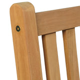 Set da pranzo da giardino 5 pz 180x90 cm in legno massello di teak