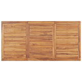 Set da pranzo da giardino 5 pz 180x90 cm in legno massello di teak
