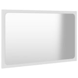 Set Mobili da Bagno 2 pz Bianco in Legno truciolato