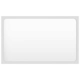 Set Mobili da Bagno 2 pz Bianco in Legno truciolato