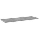 Ripiani per Libreria 4pz Grigio Cemento 60x20x1,5cm truciolato