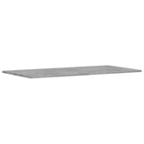 Ripiani Libreria 4pz Grigio Cemento 100x50x1,5cm truciolato