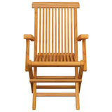 Sedie da Giardino con Cuscini Verdi 6 pz Legno Massello di Teak