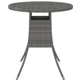 Set Divani da Giardino 9 pz con Cuscini in Polyrattan Grigio
