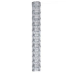 Recinzione da Giardino in Acciaio Zincato 50x1,25 m Argento