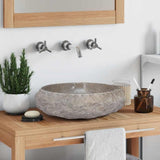 Lavandino Grigio 40x12 cm in Marmo