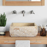 Lavandino Crema 30x30x13 cm in Marmo