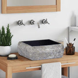Lavandino Nero 30x30x13 cm in Marmo