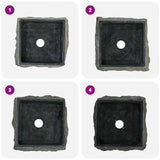 Lavandino Nero 30x30x13 cm in Marmo