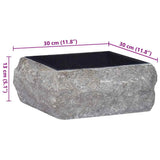 Lavandino Nero 30x30x13 cm in Marmo