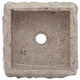 Lavandino Grigio 30x30x13 cm in Marmo