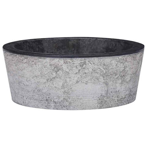 Lavandino Nero 40x15 cm in Marmo