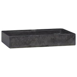 Lavello a Parete Nero 38x24x6,5 cm in Marmo