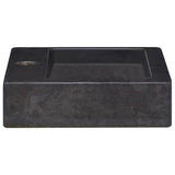 Lavello a Parete Nero 38x24x6,5 cm in Marmo