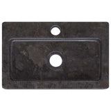 Lavello a Parete Nero 38x24x6,5 cm in Marmo