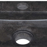 Lavello a Parete Nero 38x24x6,5 cm in Marmo