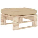 Ottomana da Giardino Pallet in Legno di Pino Impregnato