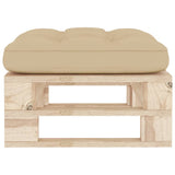 Ottomana da Giardino Pallet in Legno di Pino Impregnato