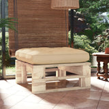 Ottomana da Giardino Pallet in Legno di Pino Impregnato