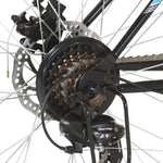 Mountain Bike 21 Speed 29" Ruote 48 cm Telaio Nero