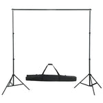 Kit Studio Fotografico con Luci Ombrelli Fondale e Riflettore