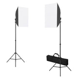 Kit per Studio Fotografico con Set Luci, Fondale e Riflettore