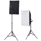 Kit Studio Fotografico con Luci Softbox Fondale e Riflettore