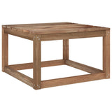 Set Salotto da Giardino 7pz in Legno di Pino Impregnato Marrone