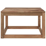 Set Salotto da Giardino 7pz in Legno di Pino Impregnato Marrone