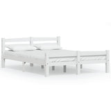 Giroletto senza Materasso Bianco 140x200 cm in Legno di Pino