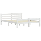 Giroletto senza Materasso Bianco 140x200 cm in Legno di Pino