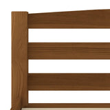 Giroletto senza Materaso Ambrato in Legno Massello 200x200 cm