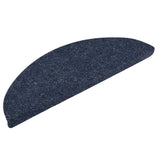 Tappetini Adesivi per Scale 5 pz 56x17x3 cm Blu Agugliati