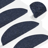 Tappetini Adesivi per Scale 5 pz 56x17x3 cm Blu Agugliati