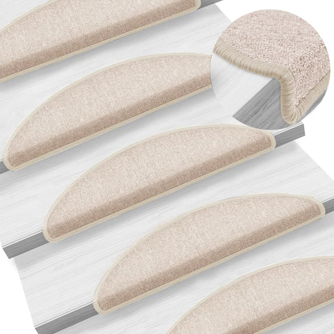 Tappetini per scale 10 pz 56x17x3 cm Talpa Semicircolari