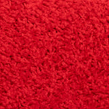 Tappetini per scale 10 pz 56x17x3 cm rossi semicircolari