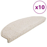 Tappetini per Scale 10 pz 65x21x4 cm Bianchi