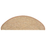 Tappetini Autoadesivi per Scale 15 pz Marrone Chiaro 65x21x4 cm