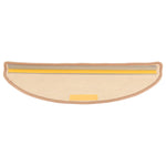 Tappetini Autoadesivi per Scale 15 pz Marrone Chiaro 65x21x4 cm