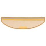 Tappetini per scale 15 pz 65x21x4 cm Sisal Semicircolari Grandi