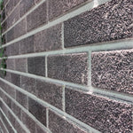 Pannelli Murali 3D con Mattoni Nero e Grigio 10 pz EPS