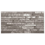 Pannelli Murali 3D con Design a Mattoni Grigio Scuro 10 pz EPS