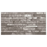 Pannelli Murali 3D con Design a Mattoni Grigio Scuro 10 pz EPS