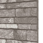 Pannelli Murali 3D con Design a Mattoni Grigio Scuro 10 pz EPS