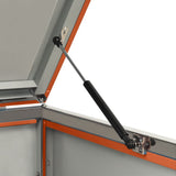 Copribidone per Spazzatura Singolo 69x77,5x112,5cm Acciaio Inox