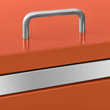 Copri Bidoni Pattumiera Doppia 138x77,5x112,5 cm Acciaio Inox