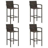 Set Bar da Giardino 5 pz Marrone