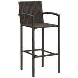 Set Bar da Giardino 5 pz Marrone